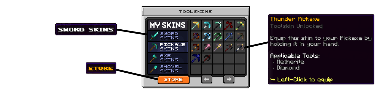 Toolskins Menu